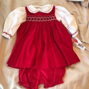 Petit Ami 3 Piece Smocked Set